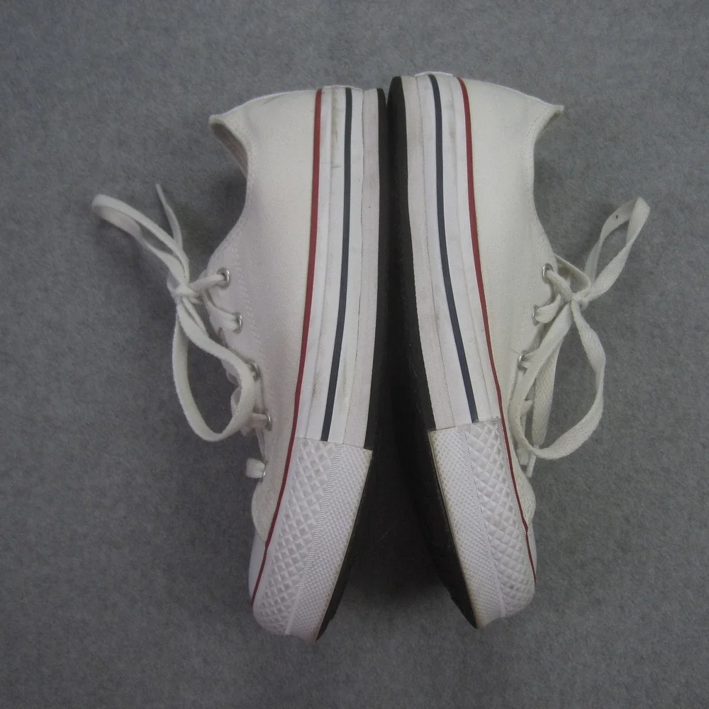 Converse All Star Shoes Youth 5.5 White Chuck Taylor‎ Low Top Canvas Sneakers